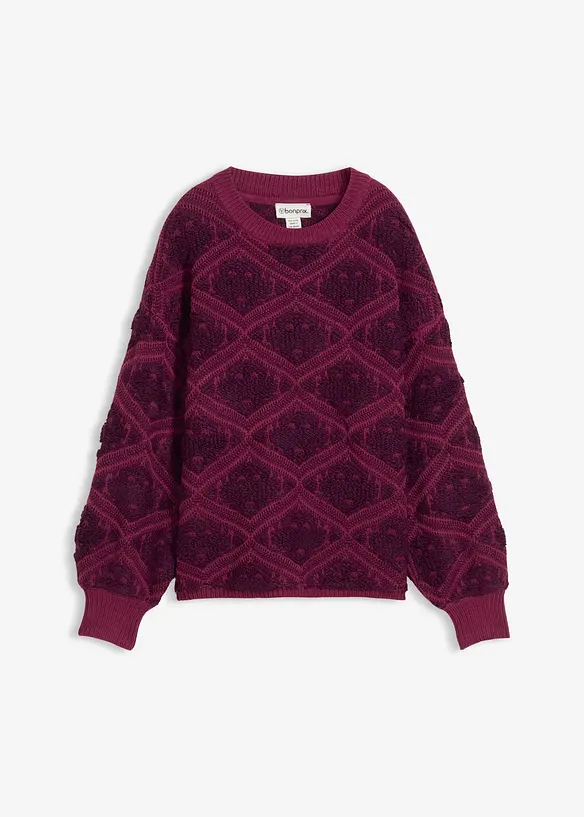 Boxy-Strickpullover, bonprix