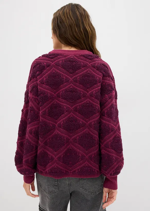 Boxy-Strickpullover, bonprix