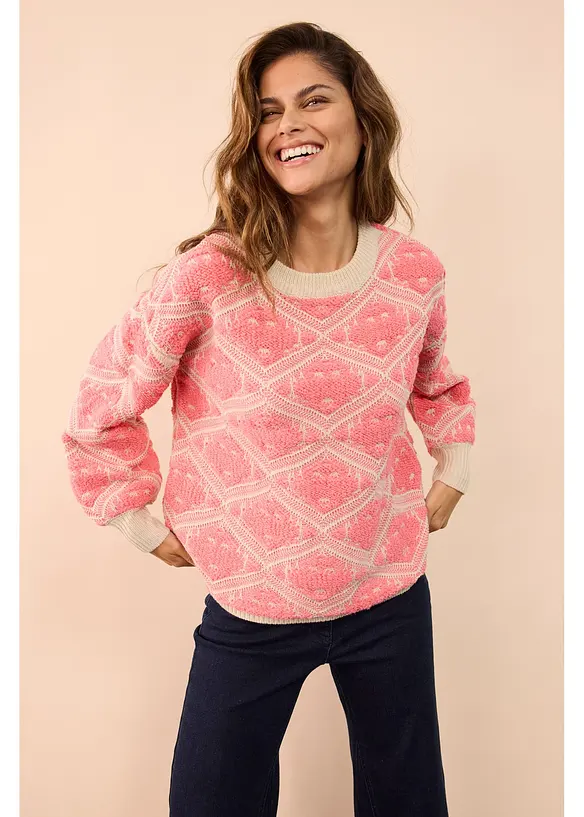 Boxy-Strickpullover, bonprix