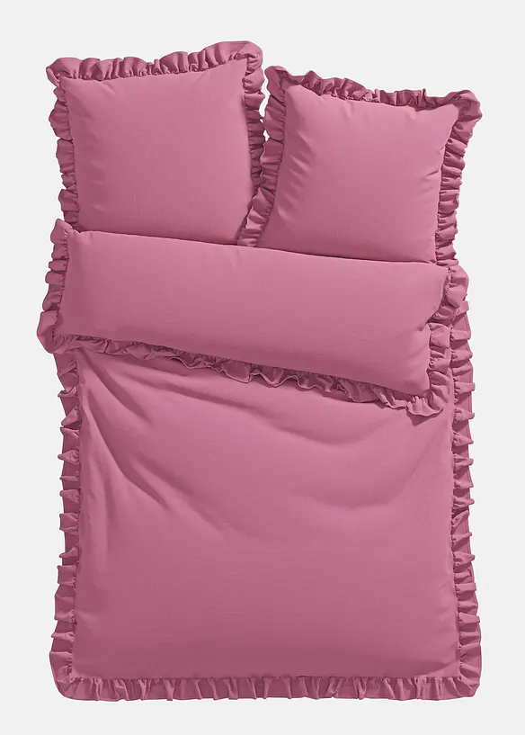 Bettw&auml;sche mit R&uuml;schen, bonprix