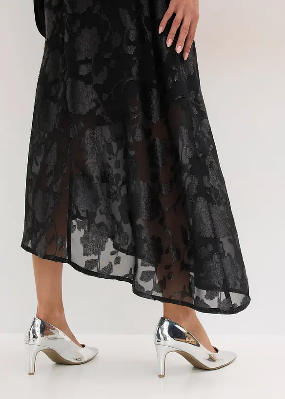 Maxirock mit asymmetrischem Saum, bonprix