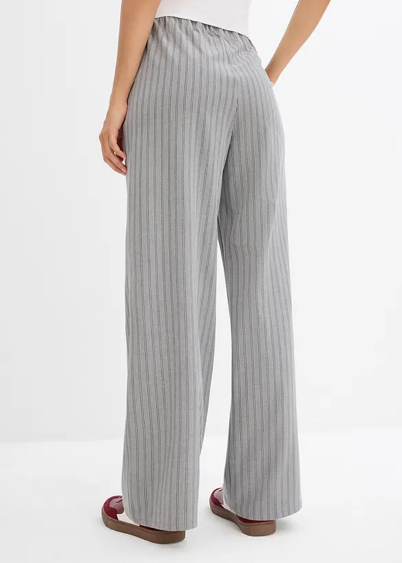 Pantalon fluide &agrave; taille &eacute;lastiqu&eacute;e, bonprix