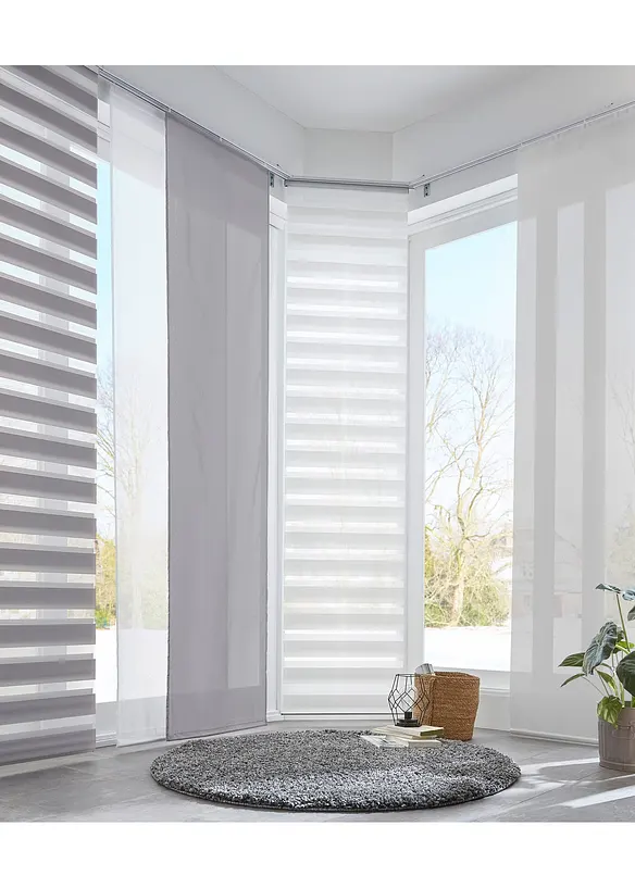 Schiebegardine aus Sable-Gewebe (1er Pack), bonprix