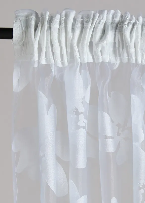 Voilage en d&eacute;vor&eacute; (1 pce), bonprix