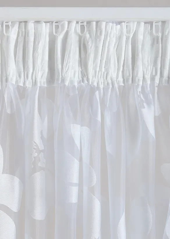 Voilage en d&eacute;vor&eacute; (1 pce), bonprix