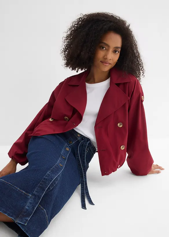 Jeansrock Midil&auml;nge mit Knopfleiste, bonprix