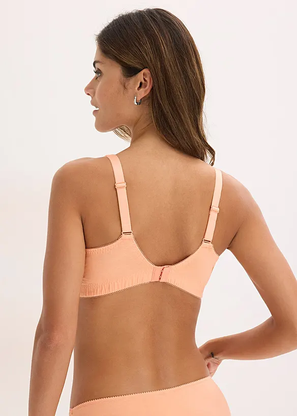 Komfortables Bralette mit weicher Bio-Baumwolle und Spitze, bonprix