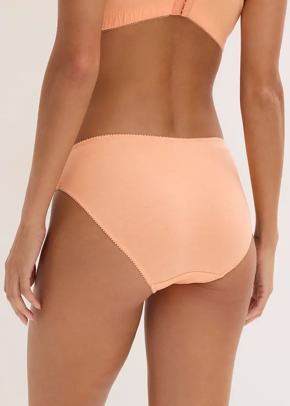 Slip mit weicher Bio-Baumwolle und Spitze, bonprix