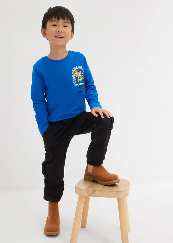 T-shirt manches longues 100% coton, bonprix