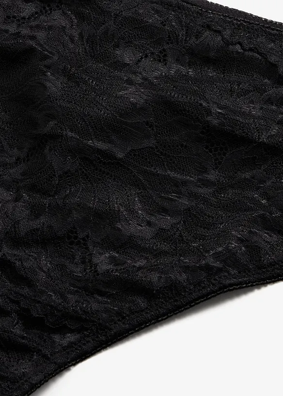 String taille haute avec dentelle, bonprix