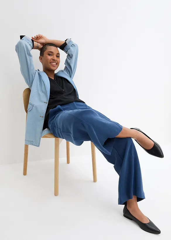 Tunikabluse aus softer Viskose, bonprix