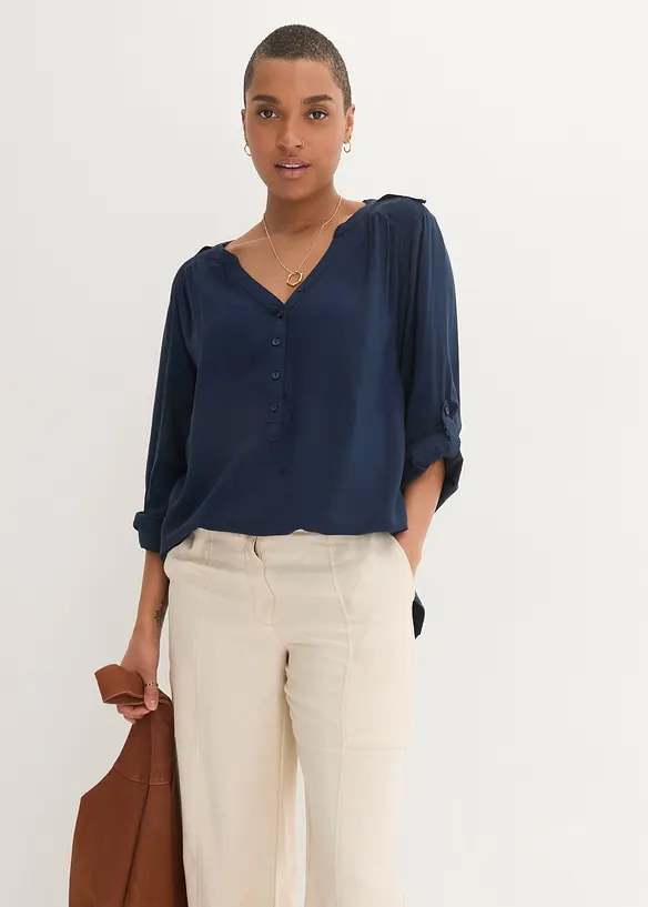Blouse douce en viscose, bonprix