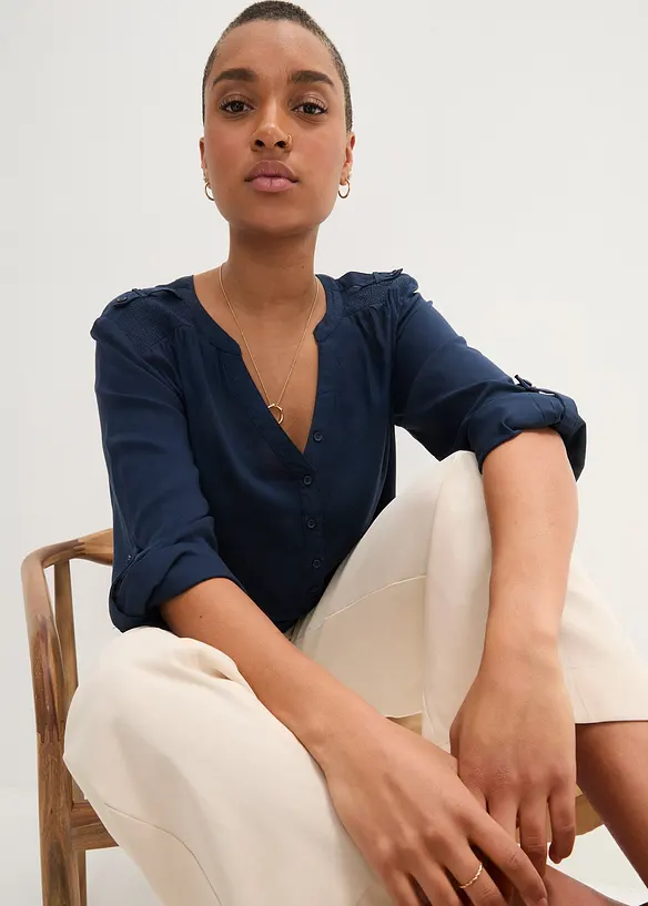 Blouse douce en viscose, bonprix