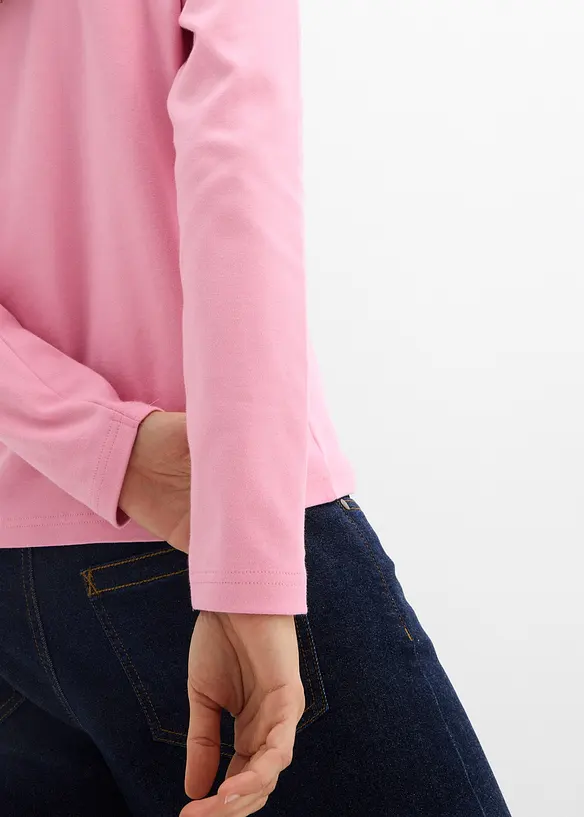 T-shirt manches longues 100% coton &eacute;pais, bonprix