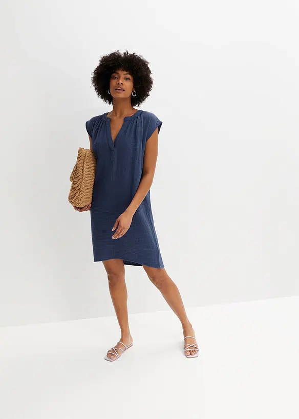 Minikleid aus reiner Baumwolle, bonprix