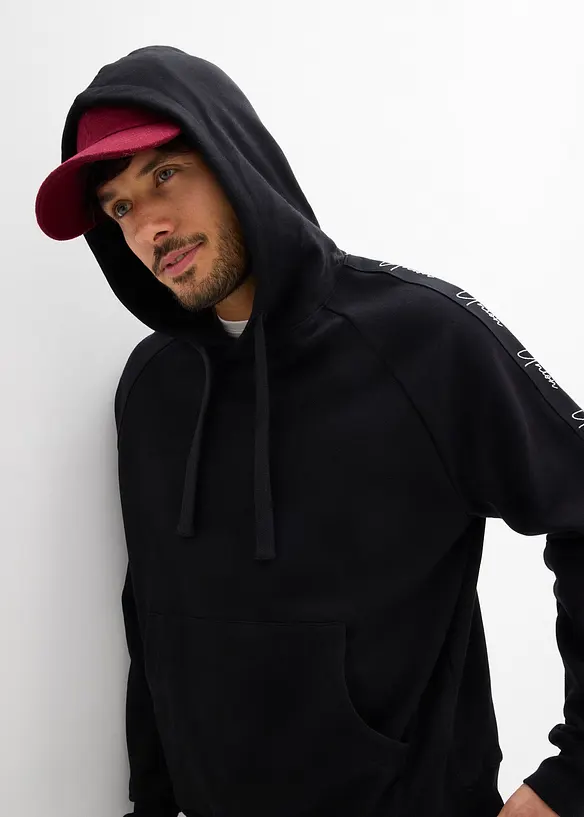 Hoodie aus reiner Bio-Baumwolle, Loose Fit, bonprix
