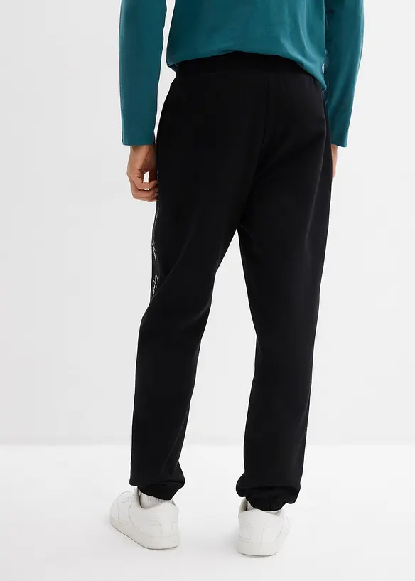 Pantalon de jogging 100% coton, loose, bonprix