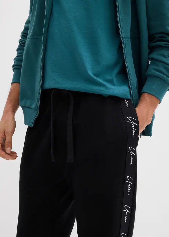 Pantalon de jogging 100% coton, loose, bonprix