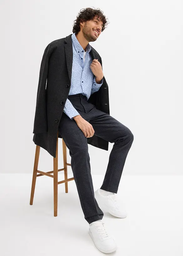 Business-Hemd aus reiner Baumwolle, Modern Fit, bonprix