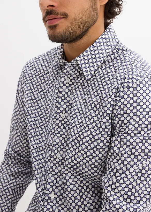 Business-Hemd aus reiner Baumwolle, Modern Fit, bonprix