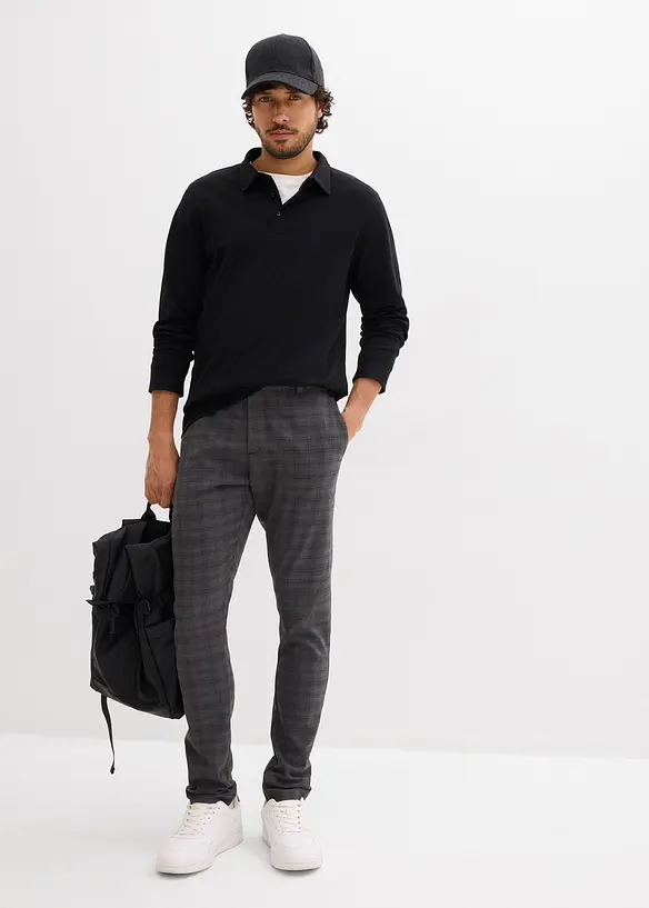 Stretch-Anzughose mit recyceltem Polyester, bonprix