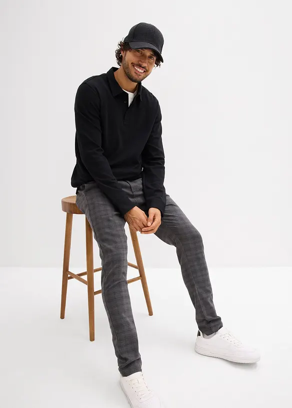 Stretch-Anzughose mit recyceltem Polyester, bonprix