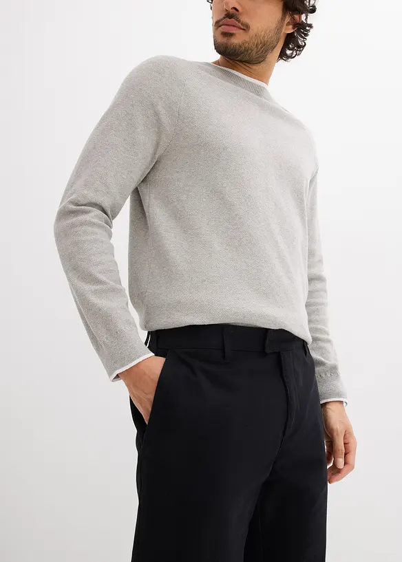 Chinohose aus reiner Baumwolle, Relaxed Fit, bonprix