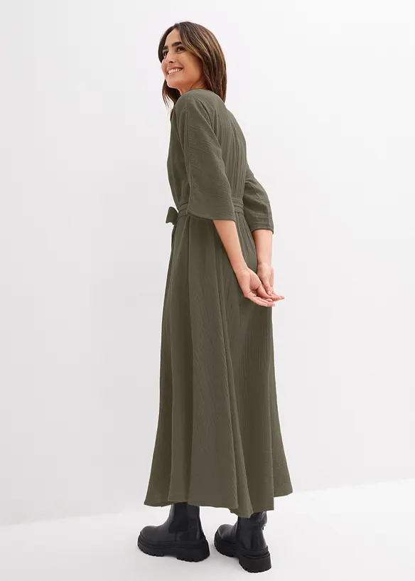 Midikleid aus weicher Baumwolle, bonprix