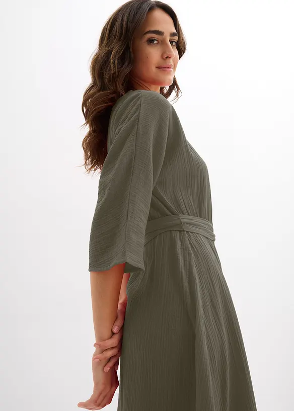 Midikleid aus weicher Baumwolle, bonprix