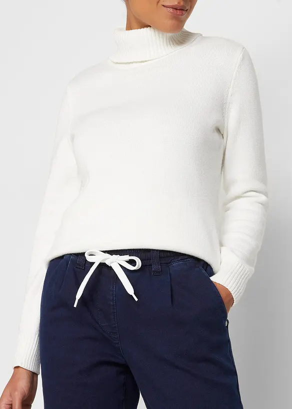 Mom-Jeans Mid Waist, Thermo mit Bequembund, bonprix