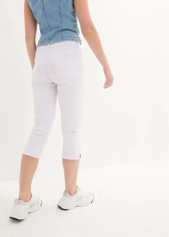 Jean slim taille mi-haute, raccourci, bonprix