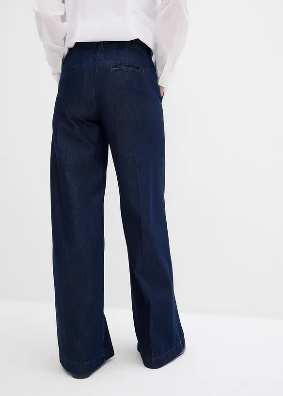 Wide-Leg-Jeans High Waist, Super Soft, bonprix