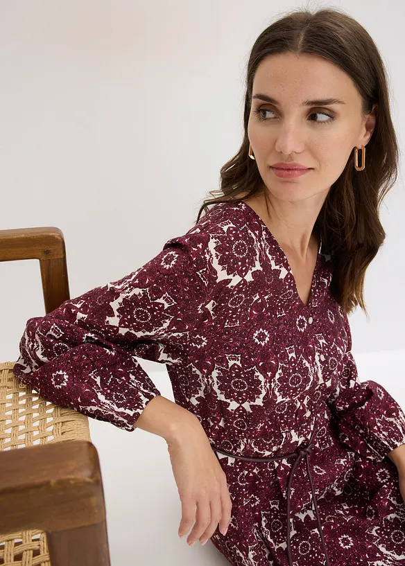 Midikleid aus softem Viskose-Mix, bonprix