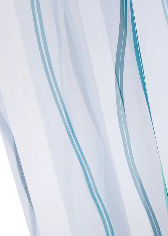 Voilage imprim&eacute; vagues (1 pce), bonprix