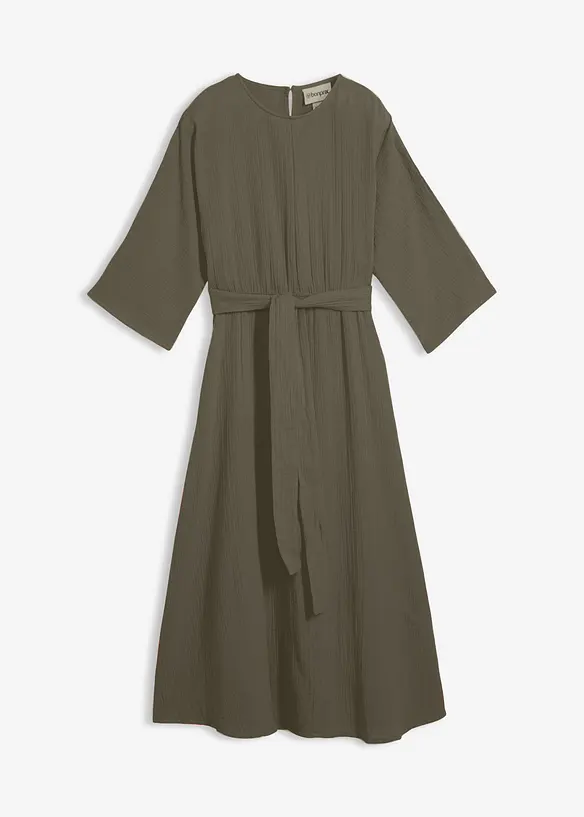 Midikleid aus weicher Baumwolle, bonprix