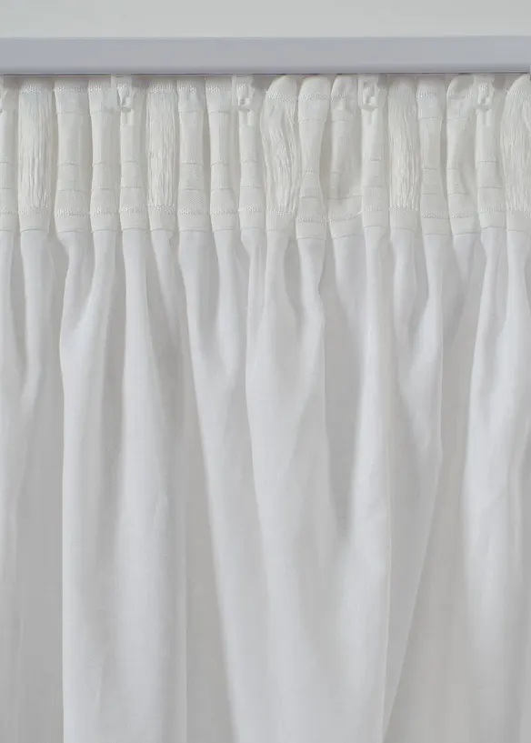 Rideau en lin et coton (1 pce), bonprix