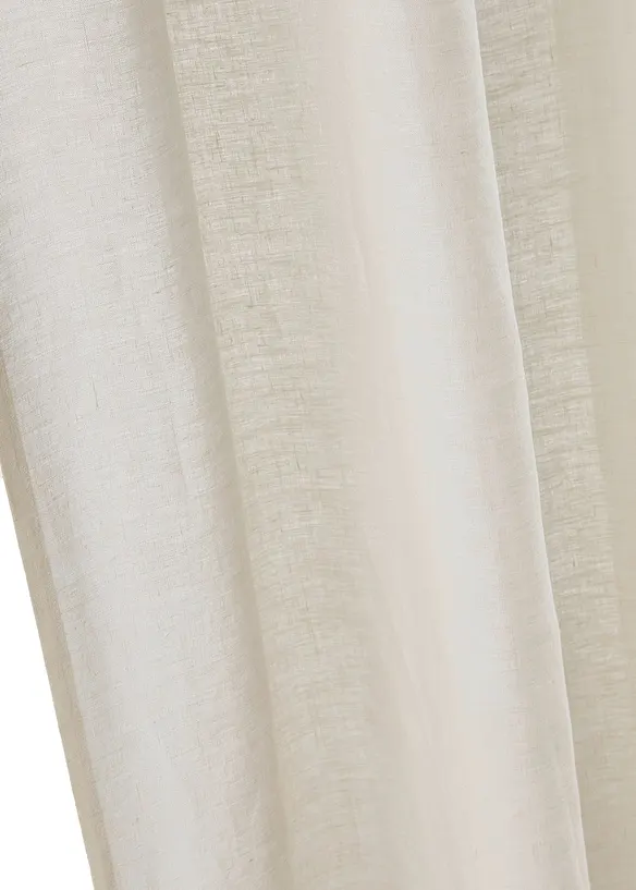 Leinen Baumwoll Vorhang (1er Pack), bonprix