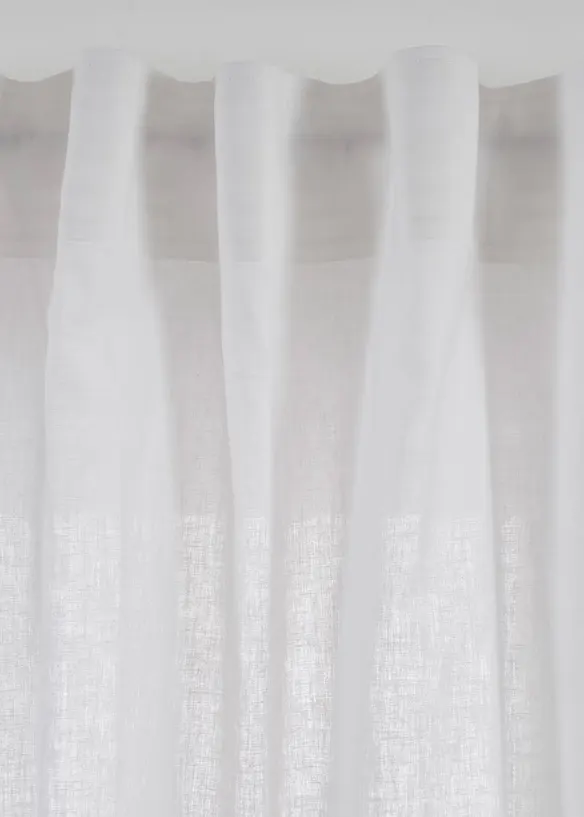 Rideau en lin et coton (1 pce), bonprix