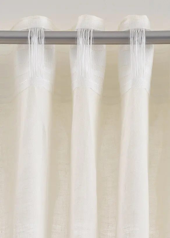 Leinen Baumwoll Vorhang (1er Pack), bonprix
