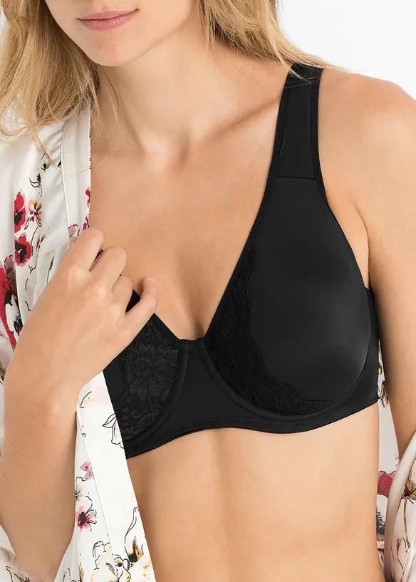 Soutien-gorge minimiseur &agrave; bretelles rembourr&eacute;es, bonprix