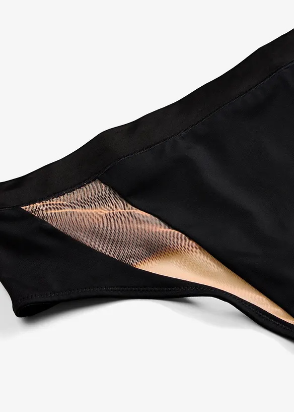 String taille haute &agrave; empi&egrave;cement transparents, bonprix