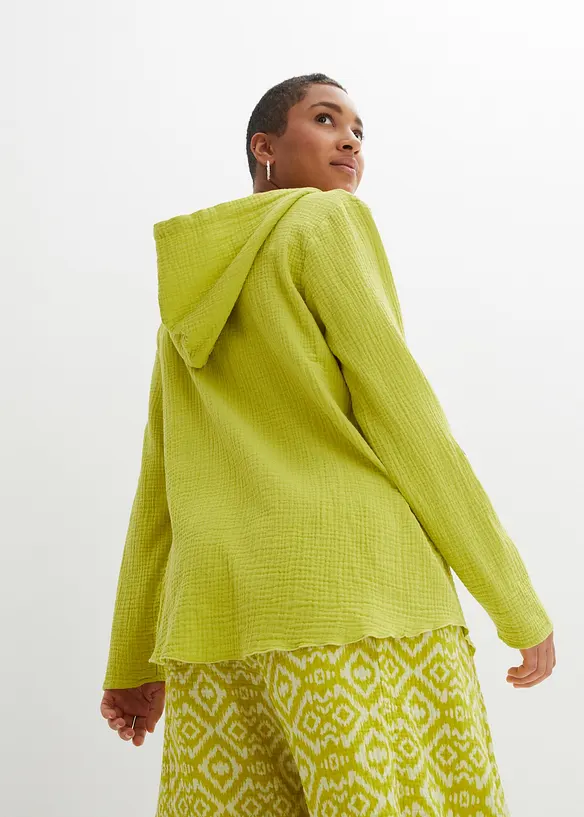 Schlupfbluse aus luftigem Musselin, bonprix