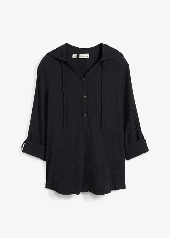 Blouse l&eacute;g&egrave;re en gaze de coton, bonprix