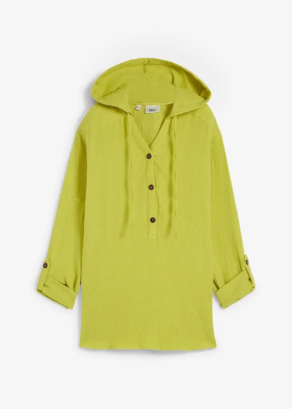 Schlupfbluse aus luftigem Musselin, bonprix