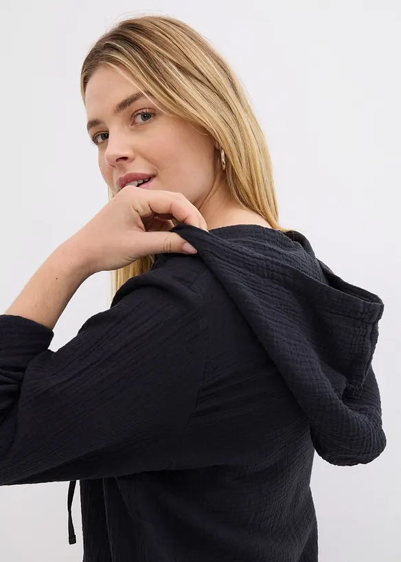 Blouse l&eacute;g&egrave;re en gaze de coton, bonprix