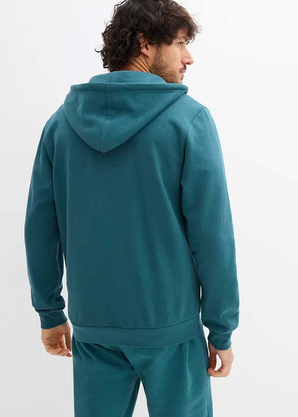 Sweat zipp&eacute; &agrave; capuche, bonprix