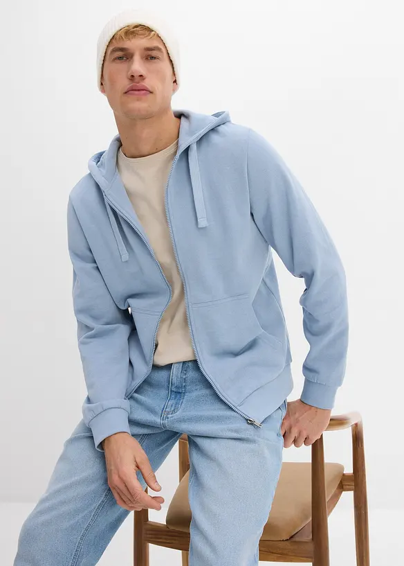Kapuzen-Sweatjacke in Regular Fit, bonprix