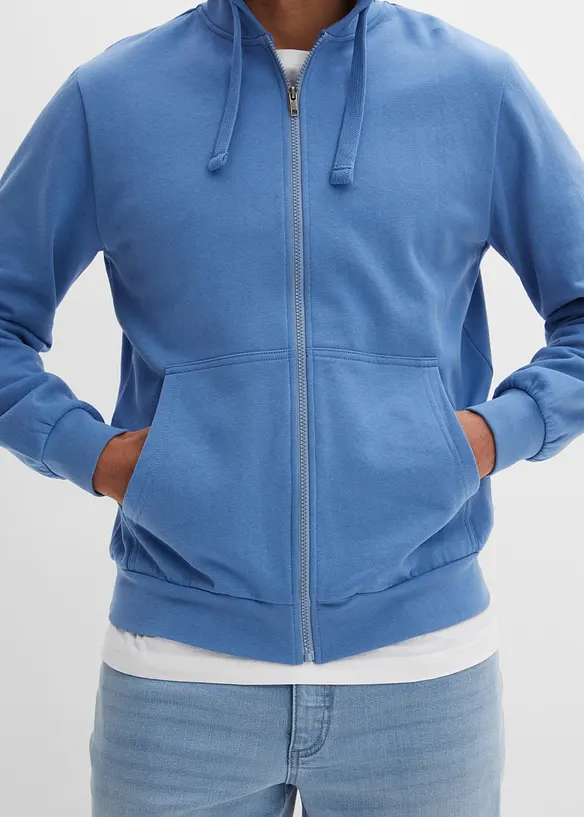 Kapuzen-Sweatjacke in Regular Fit, bonprix