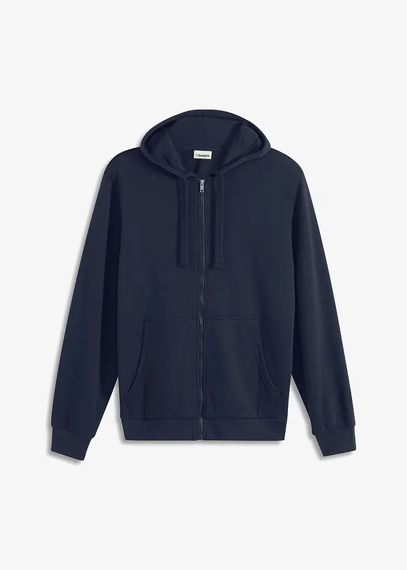 Sweat zipp&eacute; &agrave; capuche, bonprix