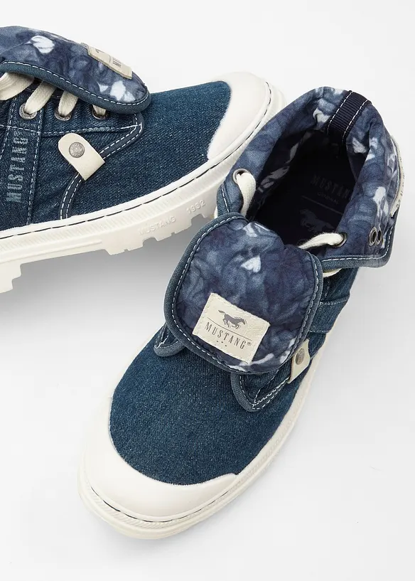 Mustang High-Top-Sneaker aus Baumwoll-Canvas, Mustang